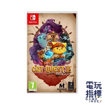 【電玩指標】全館免運 NS Switch 貓咪鬥惡龍３ 中文版 Cat Quest 喵咪 勇者 RPG 貓咪任務 勇鬥