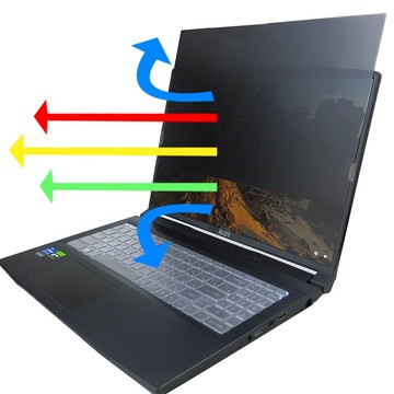 【Ezstick】MSI CreatorPro M16 B13V B13VI 筆電 抗藍光防眩光 防窺片