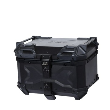 後置物箱 壓紋鋁合金尾箱 摩托車後尾箱 大容量電動車尾箱 小型機車後尾箱 堅固耐用 防水防摔 機車後座配件 熱銷