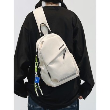 斜挎包男款單肩小背包男士胸包女騎行運動爬山男生平板輕便登山包