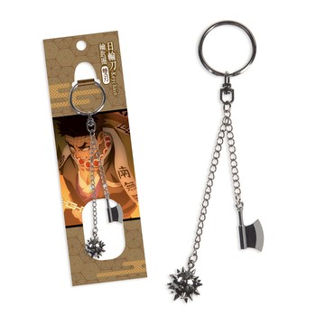 【鬼滅快閃店新品】鬼滅之刃 日輪刀鑰匙圈(雙刃) B款 岩柱