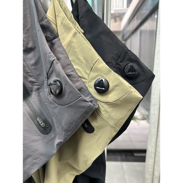 (免運)迪平替 旋鈕腰帶戶外防潑水軟殼褲初秋透氣速干微彈男士休閑褲