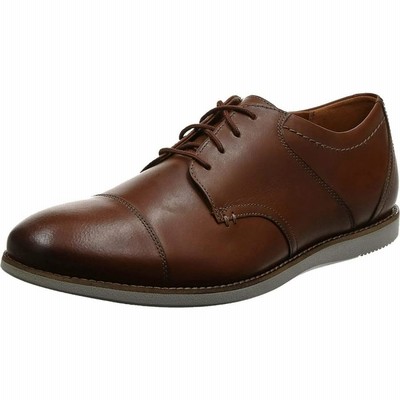 Clarks Men's Raharto Vibe Oxford  Tan Leather  110 M US　並行輸入品