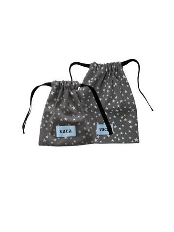 STAR STRING POUCH (GREY)_S 尺寸