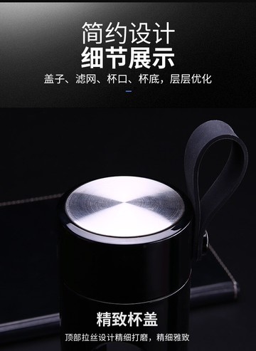 水杯男便攜夏天玻璃杯創意茶水分離泡茶杯個性大容量防摔潮流杯