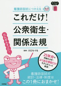 これだけ 公衆衛生・関係法規 看護師国試につかえる 川口ちづる 監修