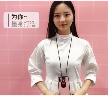二合一手機支架掛繩可拆分式旋轉手機殼掛脖吊繩指環扣掛繩支架禮品贈品