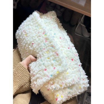 特價🎀圍巾手工diy毛綫編織神器珊瑚絨冬季手混綫圍脖材料包自製送女生手工diy毛綫禮物 編織動手做 YGBC