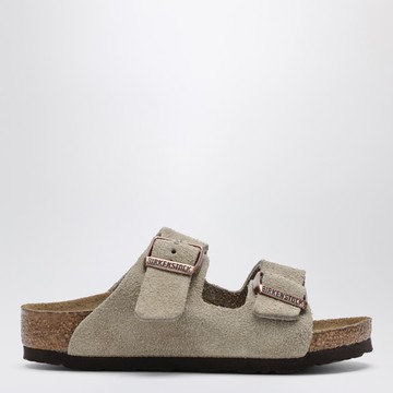 Taupe suede Arizona slide