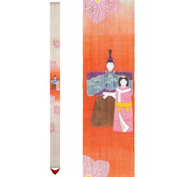 牆面裝飾藝品 京都手繪細亞麻吊飾-立雛(Ts-641)