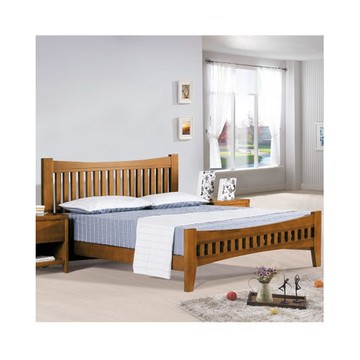 依娜柚木6尺床台