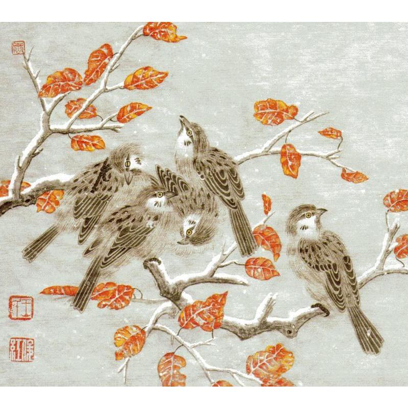 かちょう　工筆重彩花鳥画法　中国画技法　中国絵画 工#31508;重彩花#40479;画法
