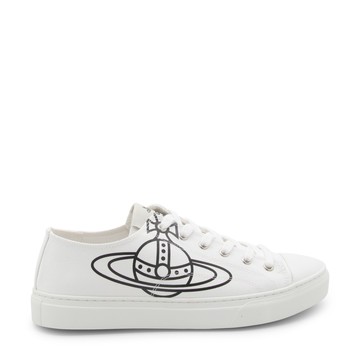Vivienne Westwood - Optic White Cotton Orb Sneakers