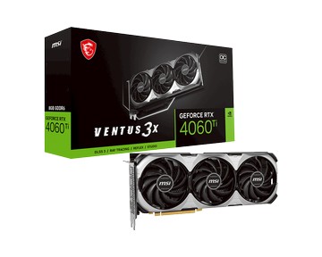 【會員限定優惠】GeForce RTX 4060 Ti VENTUS 3X 8G OC 微星顯卡 (超頻版)
