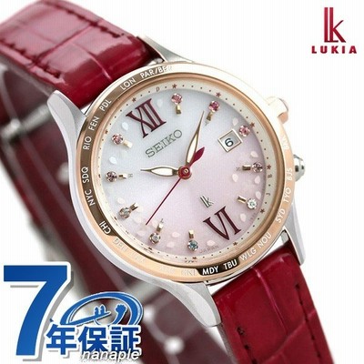 セイコー ルキア レディース 時計 ソーラー 電波 桜 限定 ラッキーパスポート ワールドタイム Sakura Blooming Seiko Lukia Ssvv052 ピンク 革ベルト 通販 Lineポイント最大get Lineショッピング