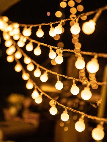 戶外露營氛圍燈USB擺攤野營裝飾布置生日天幕帳篷燈串燈帶led彩燈