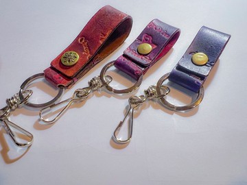 GWC草世木 手作植鞣革鑰匙圈