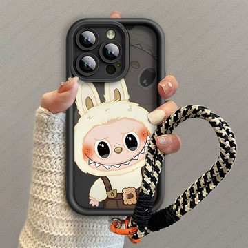 黃色拉佈佈+掛繩 Moto G86 G85 G84 G75 G60 G56 G55 G54 G53 G52 手機殼