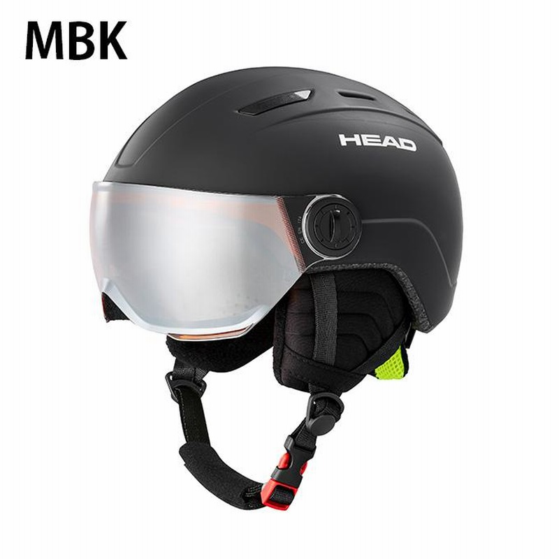 HEAD RADAR VISOR M/L ブラック×ライム 中古 ヘルメット スキー