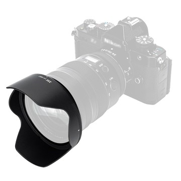 JJC 副廠Nikon遮光罩相容尼康原廠HB-87遮光罩LH-HB87(適Z 24-70mm f/2.8 S)鏡頭太陽罩lens hood