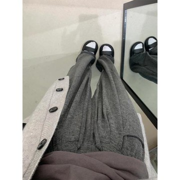 垂墜感軟糯糯米褲女款小個子2024春秋款胖mm大碼梨型身材褲子