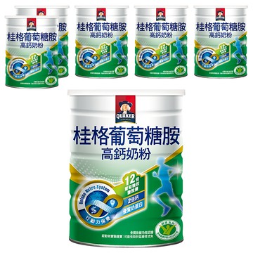 QUAKER 桂格 葡萄糖胺高鈣奶粉  1.5kg  6罐