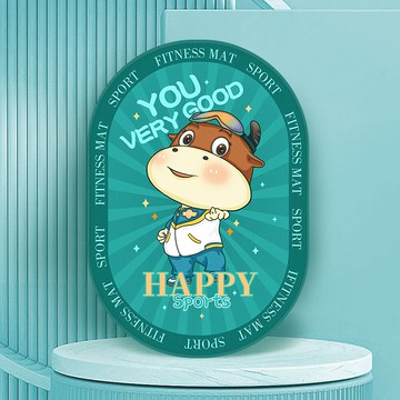 防滑跳繩隔音瑜伽地墊室內地墊第靜音硅膠專業運動減震跳繩墊 y6301