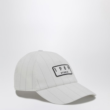 White striped 1989 Studio baseball cap