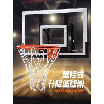 (免運)壁掛式籃球架籃球投籃框室內戶外家用籃板升降籃筐免打孔可扣籃