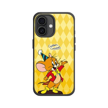 iPhone 16 SolidX 黑 - 湯姆貓與傑利鼠 Tom and Jerry - 卡通嘉年華 - 傑利鼠