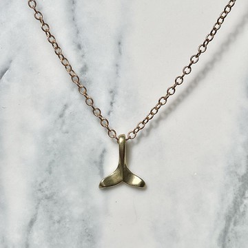 老林雜貨 | 黃銅魚尾項鍊