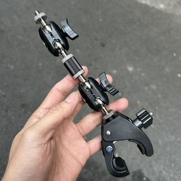 【兔子】機車騎行相機支架豌豆莢360x3運動支架Gopro戶外直播手機架貨車免運