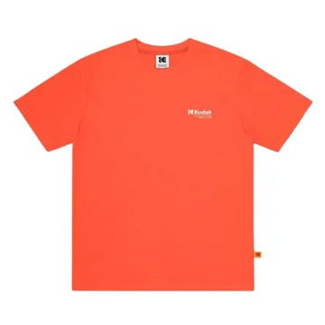 【預購】韓國 KODAK 雙面印花涼感短袖T恤 橘色ORANGE