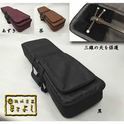 三線 ケース セミハードケース 黒 ブラック フルボディーガード