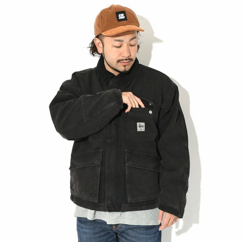 ステューシー ジャケット STUSSY メンズ Washed Canvas Shop ステューシー ジャケット STUSSY メンズ Washed Canvas Shop