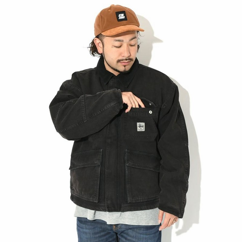 ステューシー ジャケット STUSSY メンズ Washed Canvas Shop(stussy ...