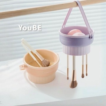 [附提手 方便晾曬🔥]刷具清潔 刷具清潔桶 洗刷具