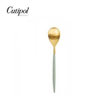 葡萄牙Cutipol MIO系列-12cm咖啡湯匙 (青玉金)