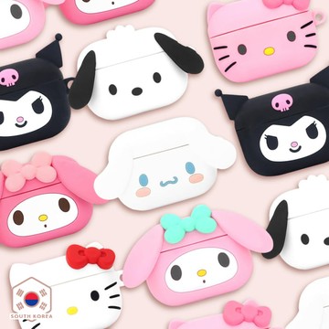 韓國正版KR｜三麗鷗立體大頭 矽膠AirPods耳機套 AirPods3 AirPodsPro 防摔保護套 蘋果耳機套 Unicorn