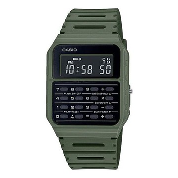 CASIO Quartz Waterproof Sports Unisex Mens GrayGreen Digital