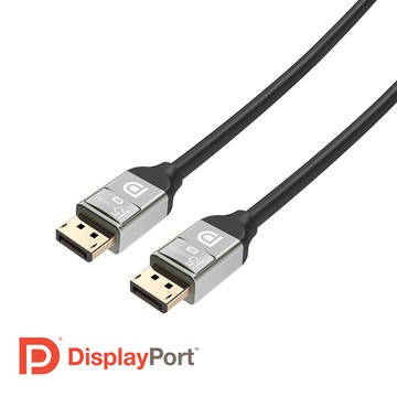 j5create 8K DP1.4 DisplayPort 1.4 VESA認證公對公DisplayPort影音傳輸線 訊號線(3米)-JDC43L30