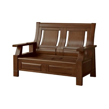 ASSARI-蘇洵全實木雙人座沙發