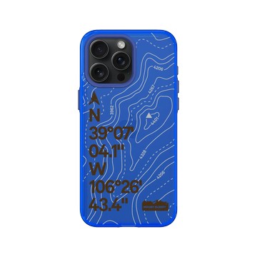 iPhone 15 Pro Max Clear 激光藍 - Nature Explorers 自然探索指南 - 阿爾伯特峰