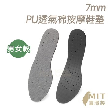 糊塗鞋匠 優質鞋材 C71 7mmPU透氣棉按摩鞋墊 1雙 EVA鞋墊 PU泡棉鞋墊 臺灣製造