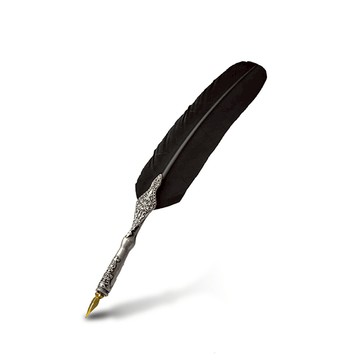 義大利羽毛沾水筆(黑) - M09/C