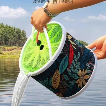 💥臺灣有貨🌈免運!💥可摺疊式水桶釣魚戶外洗車多功能摺疊水桶兒童撈魚桶伸縮魚桶戶外限時