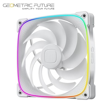Geometric Future 幾何未來 Squama 大龍鱗 2503W 14cm ARGB風扇 白色
