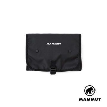 【Mammut 長毛象】Rollup Essentials Kit 二合一輕量捲口式盥洗包 黑色 #2810-01100