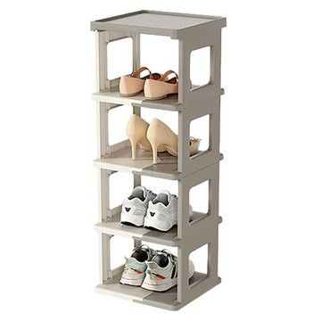 折疊鞋架 5層 PP材質  1個