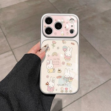 秒變17可愛卡通米菲兔適用蘋果17promax手機殼iPhone16pro新款air